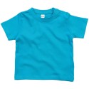 T-shirt bébé coton extensible et doux avec boutons-pression, 200 g/m²