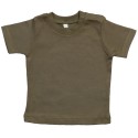 T-shirt bébé coton extensible et doux avec boutons-pression, 200 g/m²