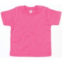T-shirt bébé coton extensible et doux avec boutons-pression, 200 g/m²
