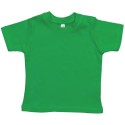 T-shirt bébé coton extensible et doux avec boutons-pression, 200 g/m²