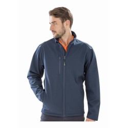 Veste softshell 3 couches imperméable en polyester recyclé, 300 g/m²