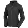 Veste softshell femme 2 couches imperméable en polyester recyclé, 280 g/m²