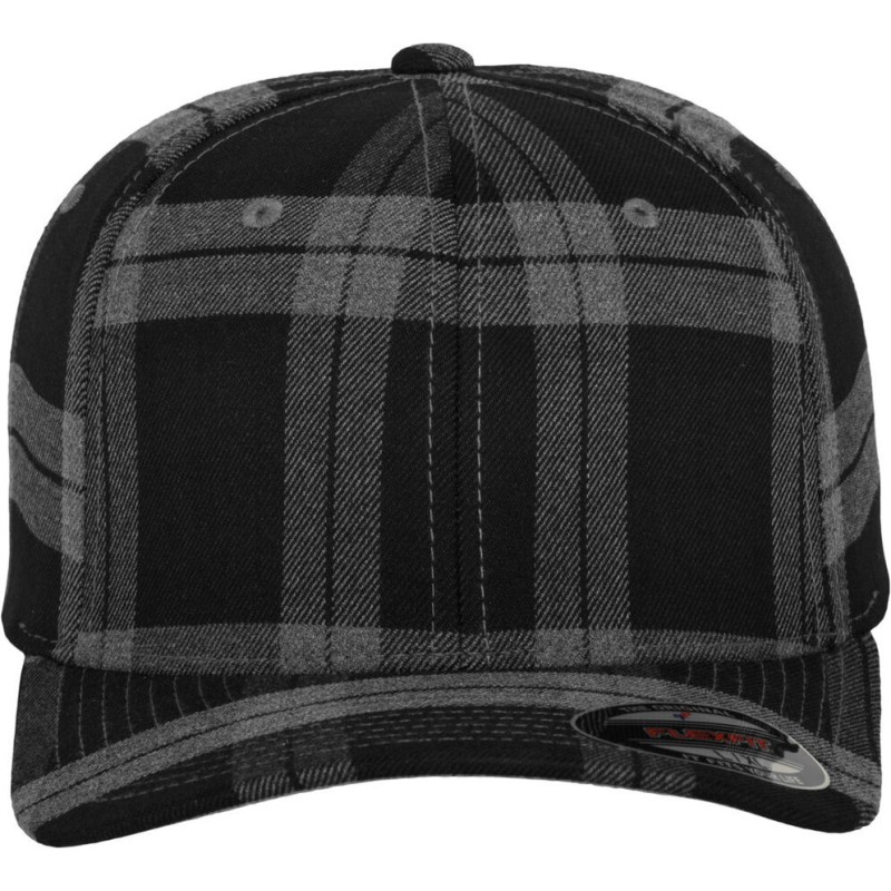 Casquette baseball motif Tartan plaid Ecossais, 330 g/m²