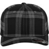 Casquette baseball motif Tartan plaid Ecossais, 330 g/m²