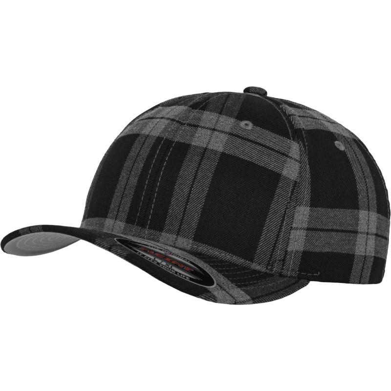 Casquette baseball motif Tartan plaid Ecossais, 330 g/m²