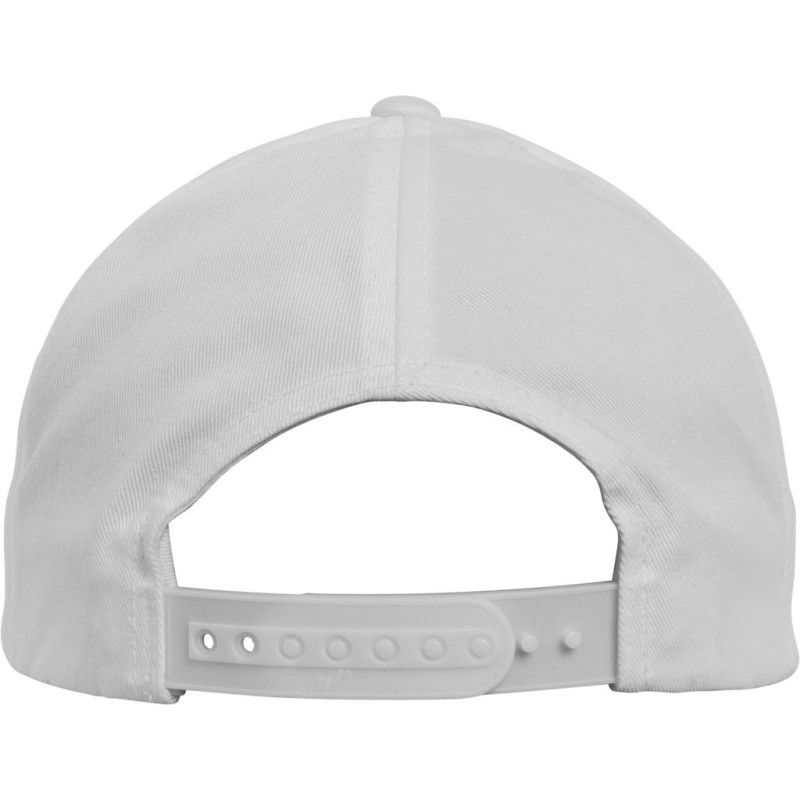 Casquette visière incurvée 5 panneaux en coton 