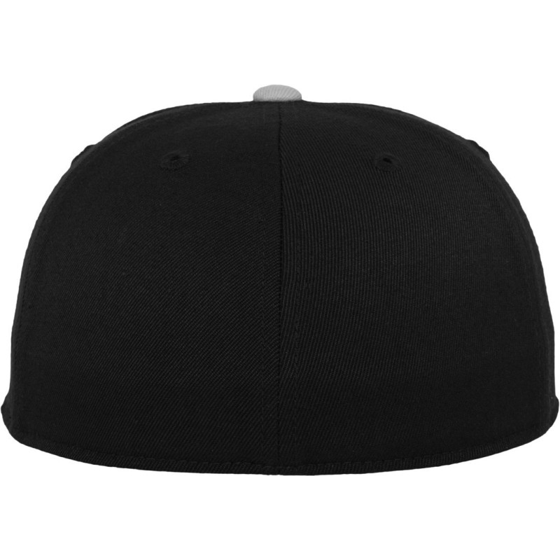 Casquette bicolore 6 panneaux Premium Fitted dos fermé