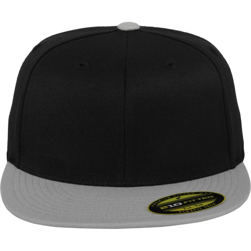 Casquette bicolore 6 panneaux Premium Fitted dos fermé