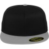 Casquette bicolore 6 panneaux Premium Fitted dos fermé
