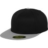 Casquette bicolore 6 panneaux Premium Fitted dos fermé