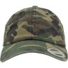 Casquette baseball camouflage, effet délavé