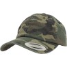 Casquette baseball camouflage, effet délavé