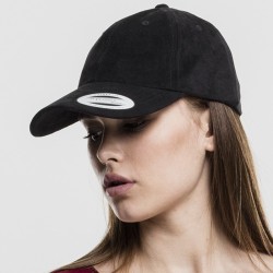 Casquette 6 panneaux, profil bas, en velours
