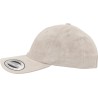 Casquette 6 panneaux, profil bas, en velours