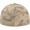 Casquette 6 panneaux camouflage discret, ton sur ton