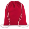 Petit sac à dos en coton bio avec cordelettes, 150 g/m²