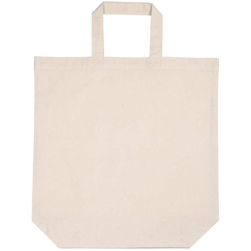 Sac shopping en coton, 130 g/m²