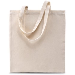 Sac shopping en coton biologique, 130 g/m²