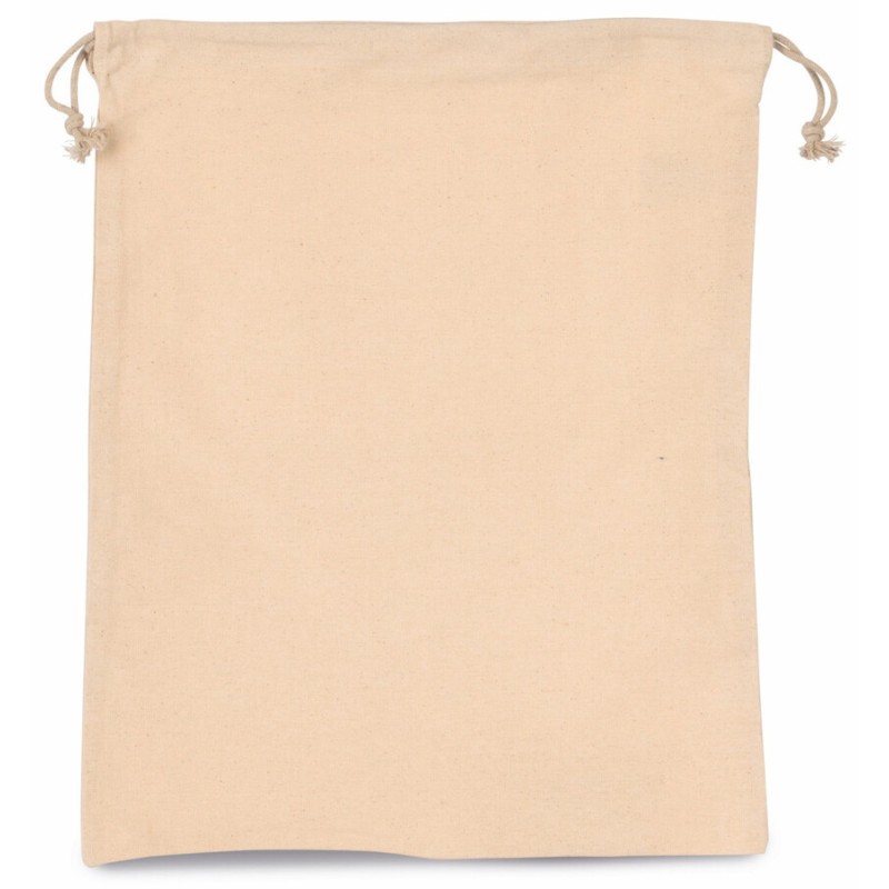 Sac de rangement à cordelette en coton, 220 g/m²