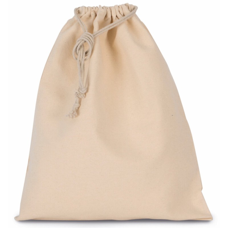 Sac de rangement à cordelette en coton, 220 g/m²