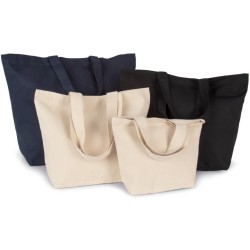 Sac shopping à soufflet disponible en différentes tailles, 310 g/m²