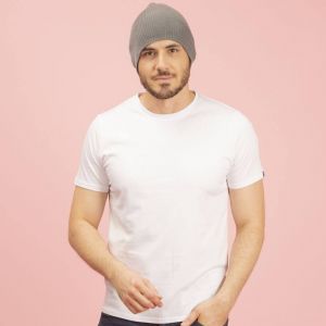 T-shirt coton épais BIO origine France garantie et NO LABEL, 190 g/m²