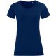 T-shirt femme coton épais BIO origine France garantie et NO LABEL, 190 g/m²