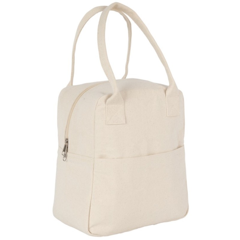 Sac isotherme en coton canvas, anses en coton, 310 g/m²