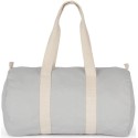 Sac polochon en toile de coton, fermeture zippée, 310 g/m²
