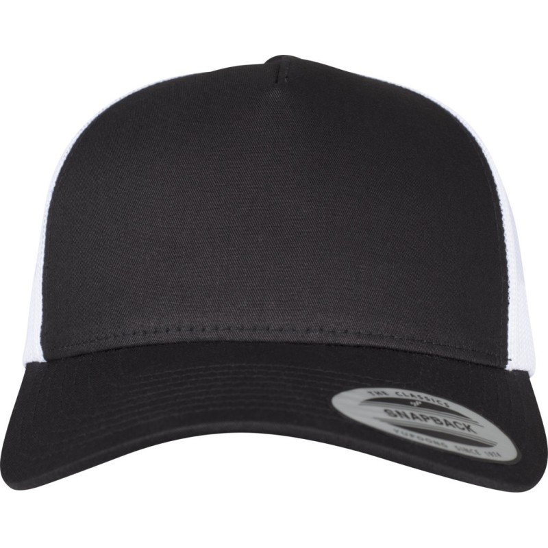 Casquette trucker filet 5 panneaux en polycoton