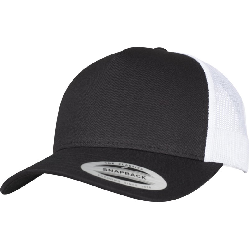 Casquette trucker filet 5 panneaux en polycoton