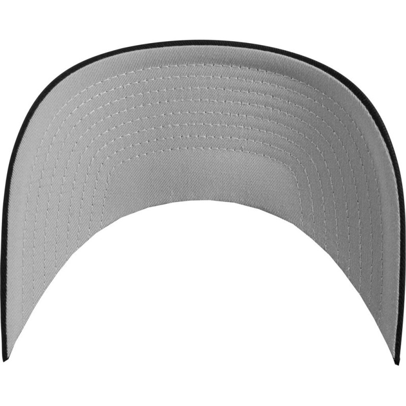 Casquette 6 panneaux, panneau avant à carreaux matelassés