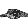 Visière de sport bandana incurvée en coton