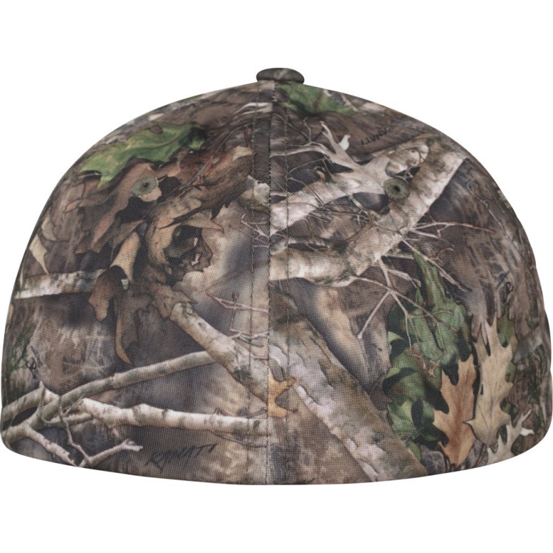 Casquette 6 panneaux camouflage avec branchage et feuilles