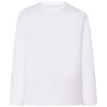 T-shirt enfant manches longues en coton ringspun, 160 g/m²