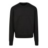 Sweat col rond oversize premium coton, épaules tombantes, 280 g/m²