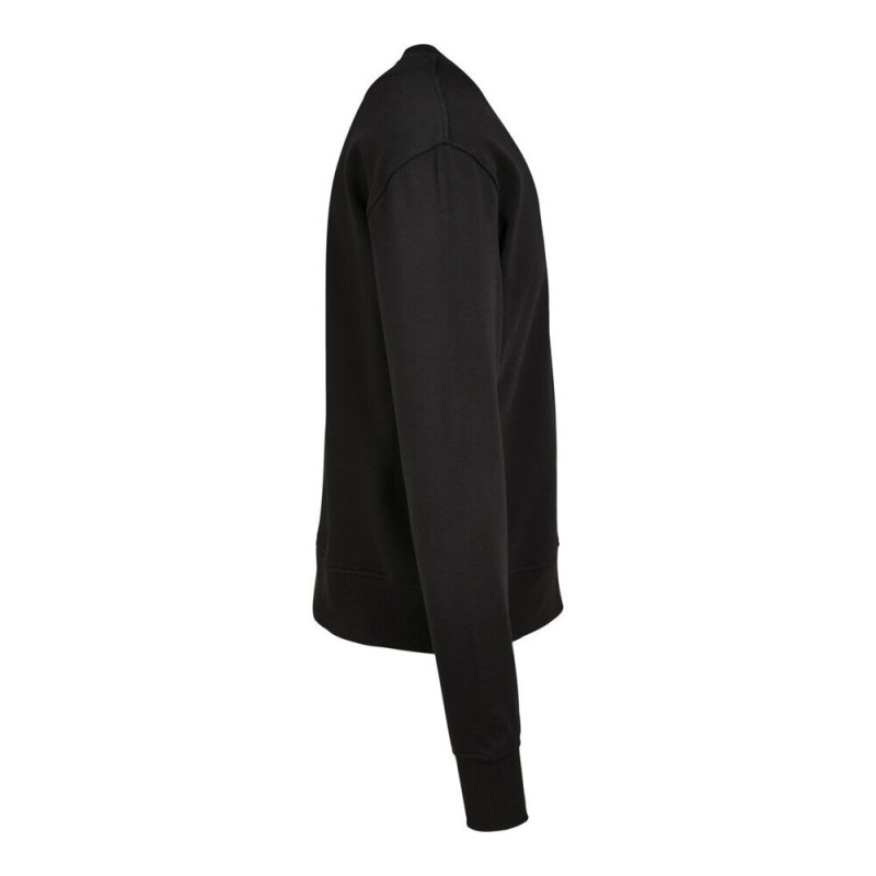 Sweat col rond oversize premium coton, épaules tombantes, 280 g/m²