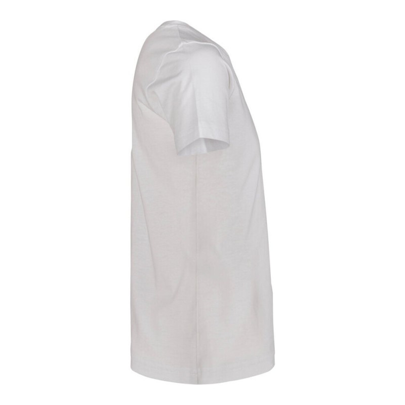 T-shirt fille manches courtes coton, coupe légèrement longue, 140 g/m²