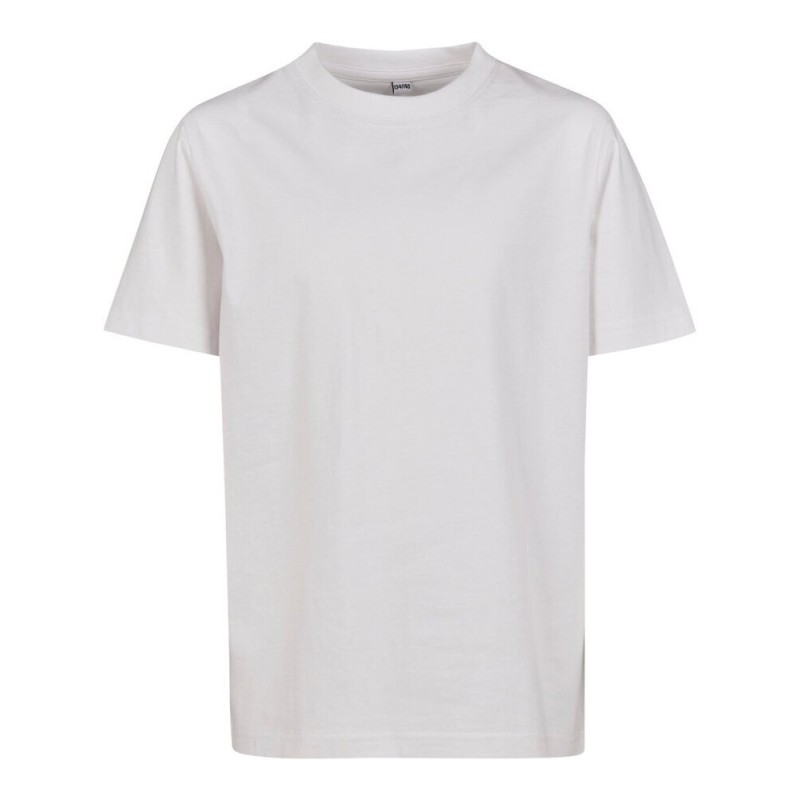 T-shirt enfant basique coton doux, col rond, coupe confortable, 200 g/m²