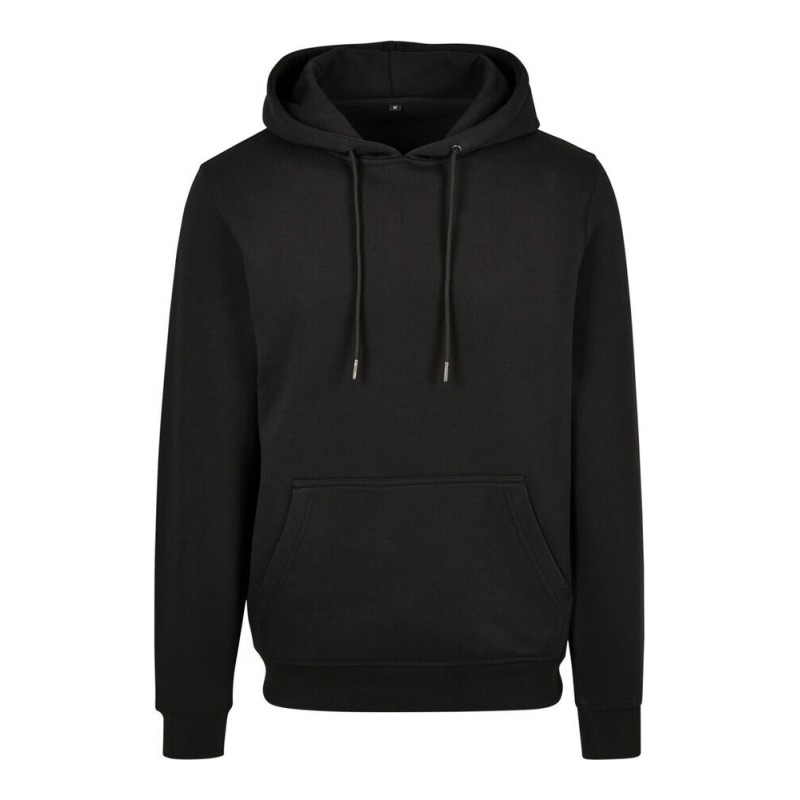 Sweat à capuche premium coton, poche kangourou, finitions métal, 280 g/m²