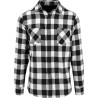Chemise en coton flanelle à carreaux tendance, 2 poches poitrine, NO LABEL