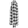 Chemise en coton flanelle à carreaux tendance, 2 poches poitrine, NO LABEL