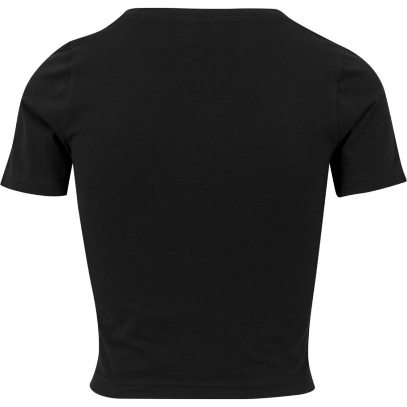 T-shirt femme "cropped" court, manches droites, NO LABEL, 180 g/m²