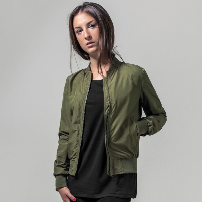 Veste bomber femme légère, poches frontales, NO LABEL