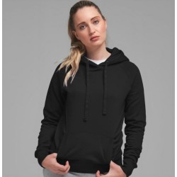 Sweat-shirt femme à capuche doublée en polycoton, 300 g/m²