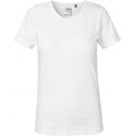 T-shirt femme interlock moderne en coton épais BIO commerce équitable, 220 g/m²