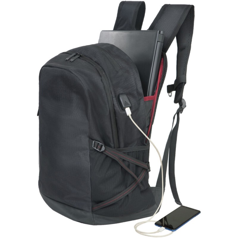 Sac à dos sportif de voyage pour ordinateur portable, 26 litres