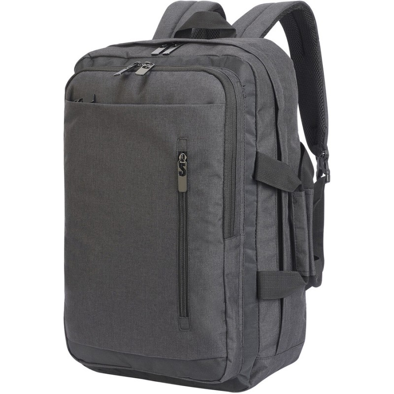 Sac à dos  et sac de voyage hybride matelassé multi-poches, 28 litres