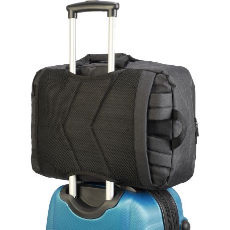 Sac à dos  et sac de voyage hybride matelassé multi-poches, 28 litres
