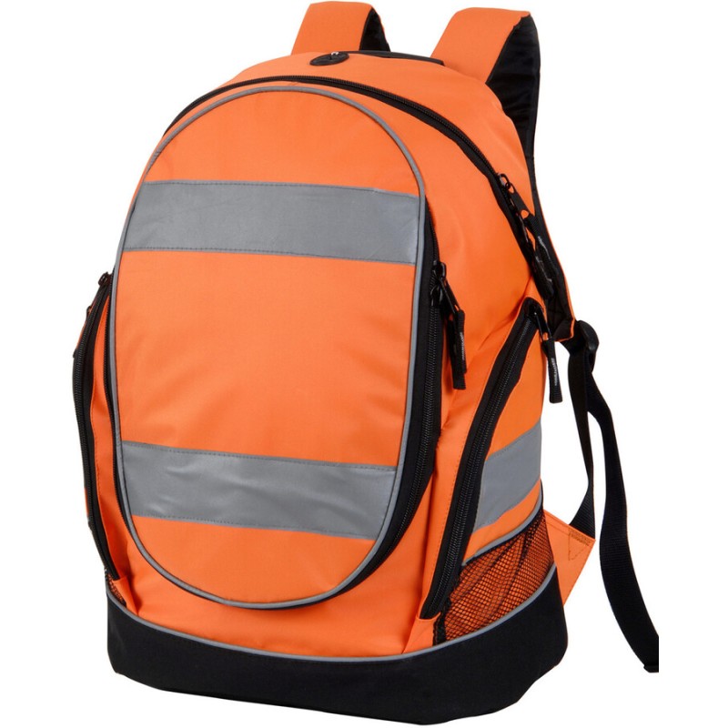 Sac à dos de sport fluo, poche pouvant contenir un ballon/casque